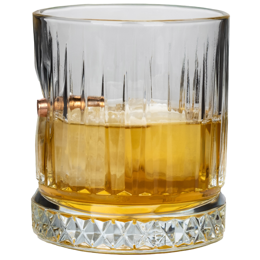 Glonț Real .308 – Pahar Special de Whisky din Cristal de Lux, 355ml
