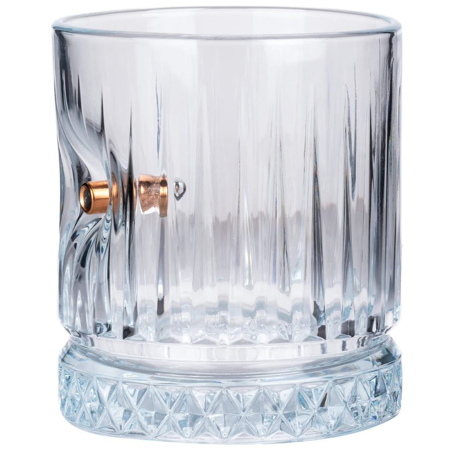 Glonț Real .308 – Pahar Special de Whisky din Cristal de Lux, 355ml