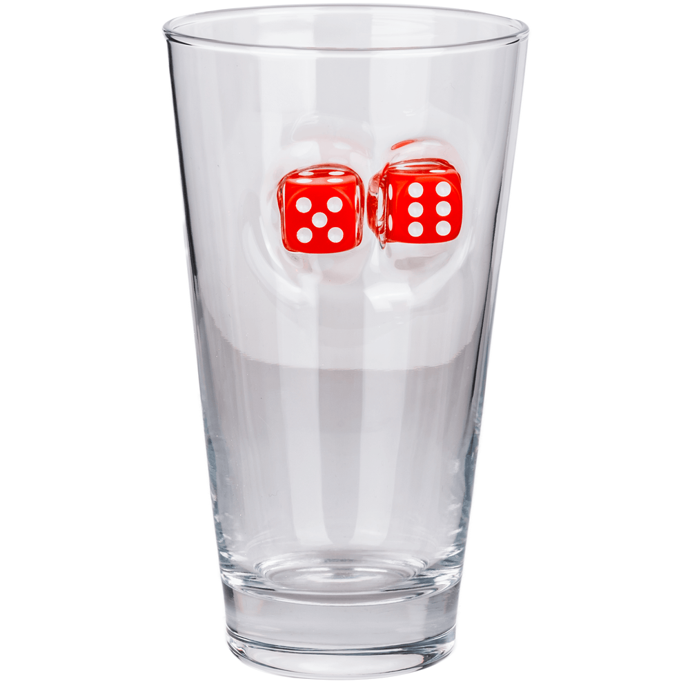 Bellore Pahar Special de Bere cu Zar Roșu, 455ml