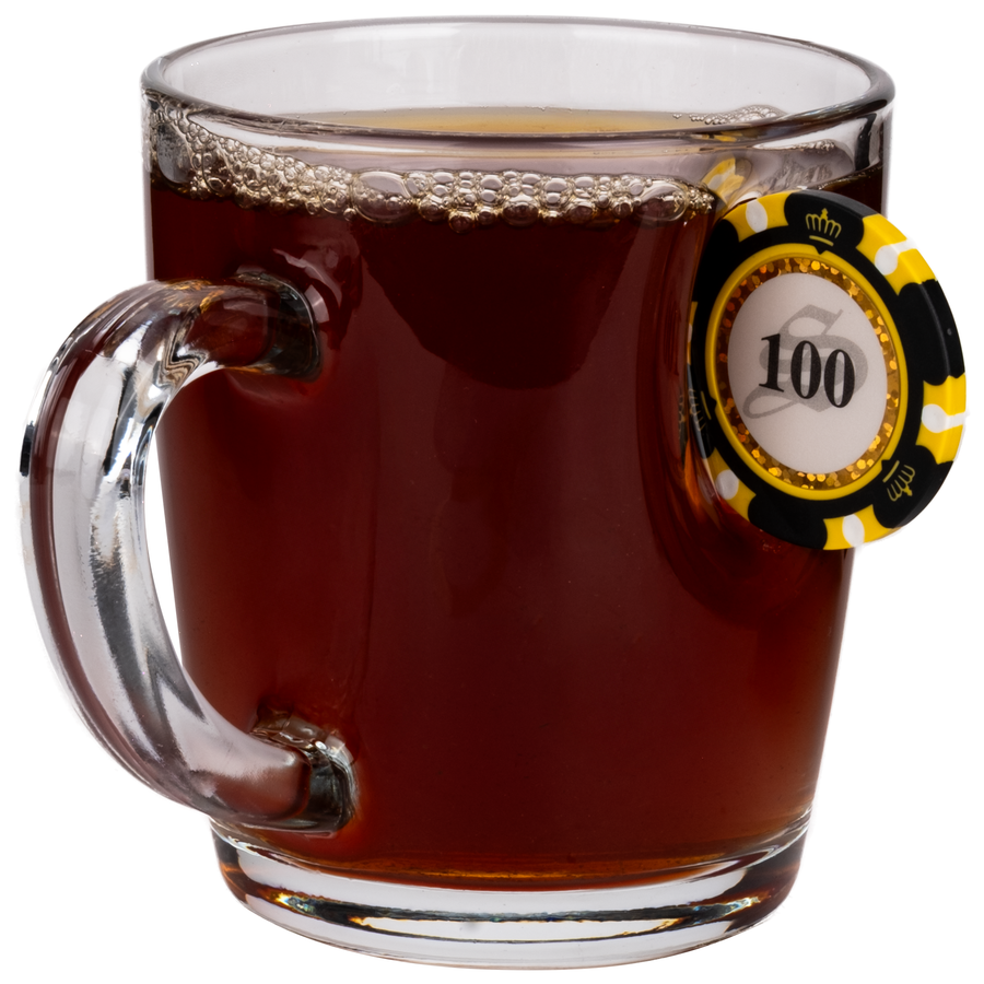 Bellore Cană Specială pentru Ceai și Cafea cu Jeton de Poker, 340ml