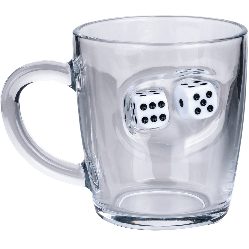 Bellore Cană pentru Ceai și Cafea cu Zar de Table, 340ml
