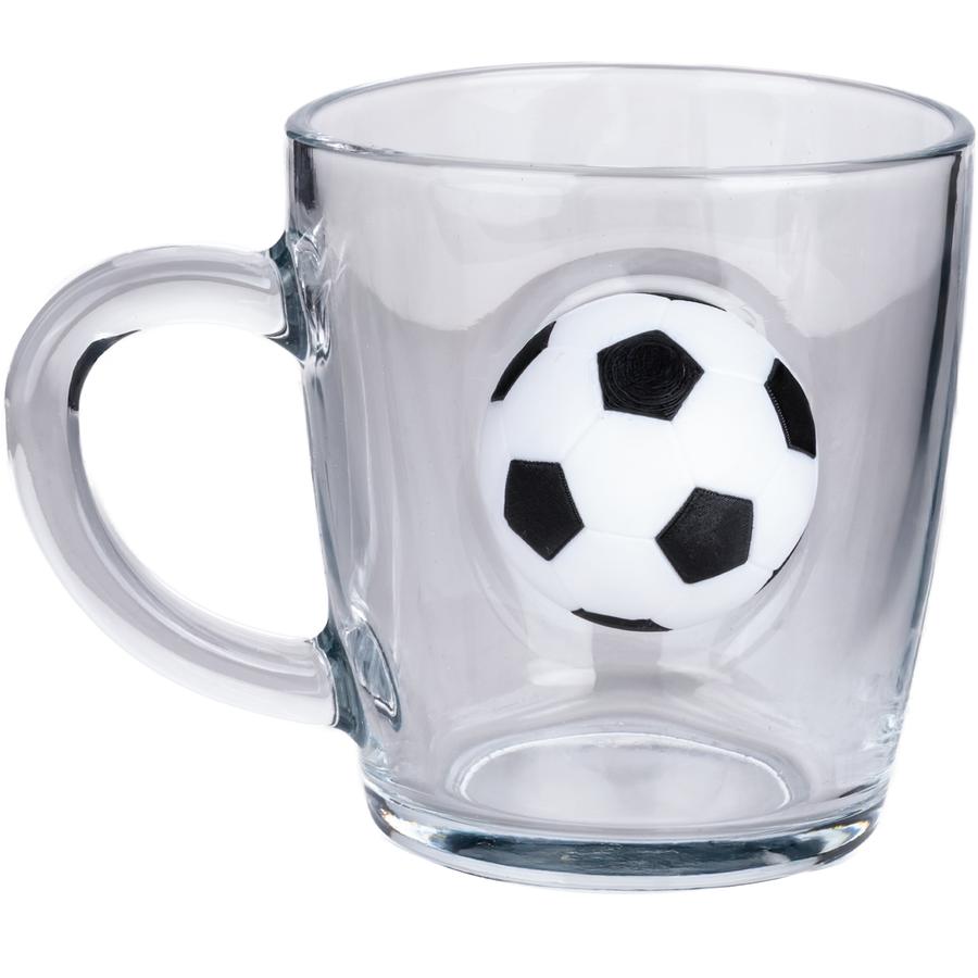 Cană Specială pentru Ceai și Cafea cu Minge de Fotbal, 340ml