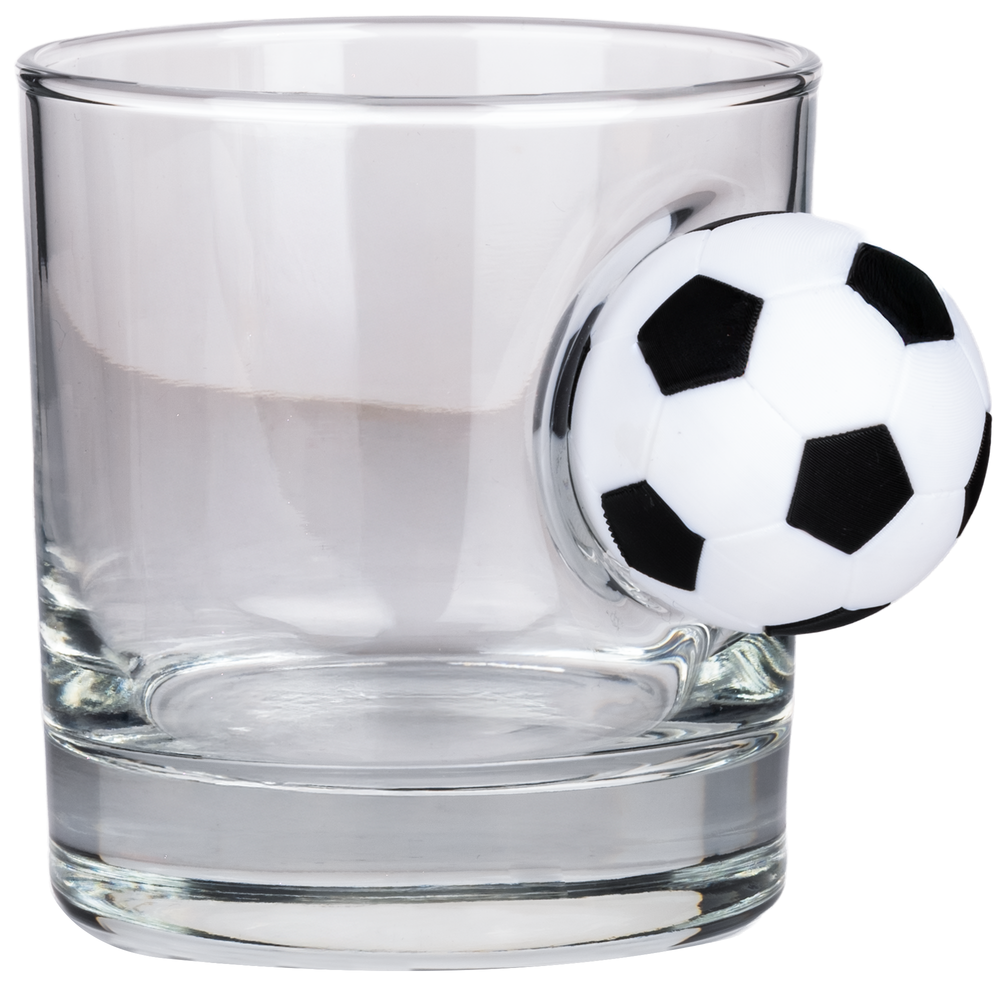 Pahar Special de Whisky cu Minge de Fotbal, 300ml
