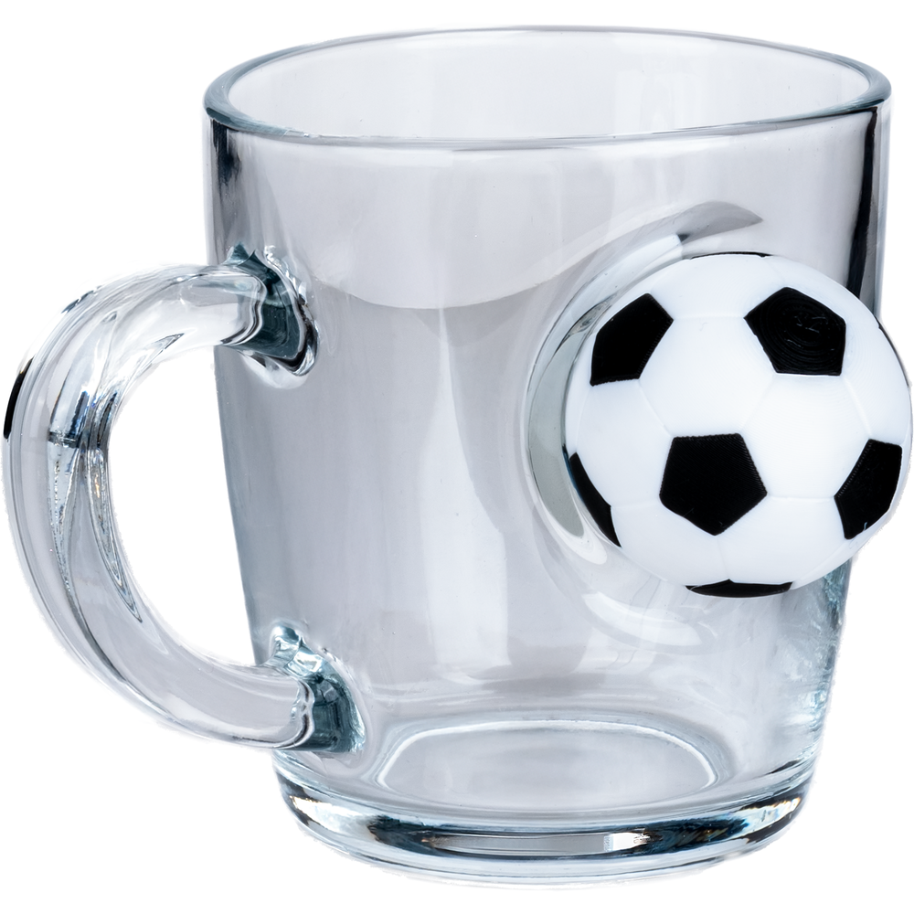 Cană Specială pentru Ceai și Cafea cu Minge de Fotbal, 340ml