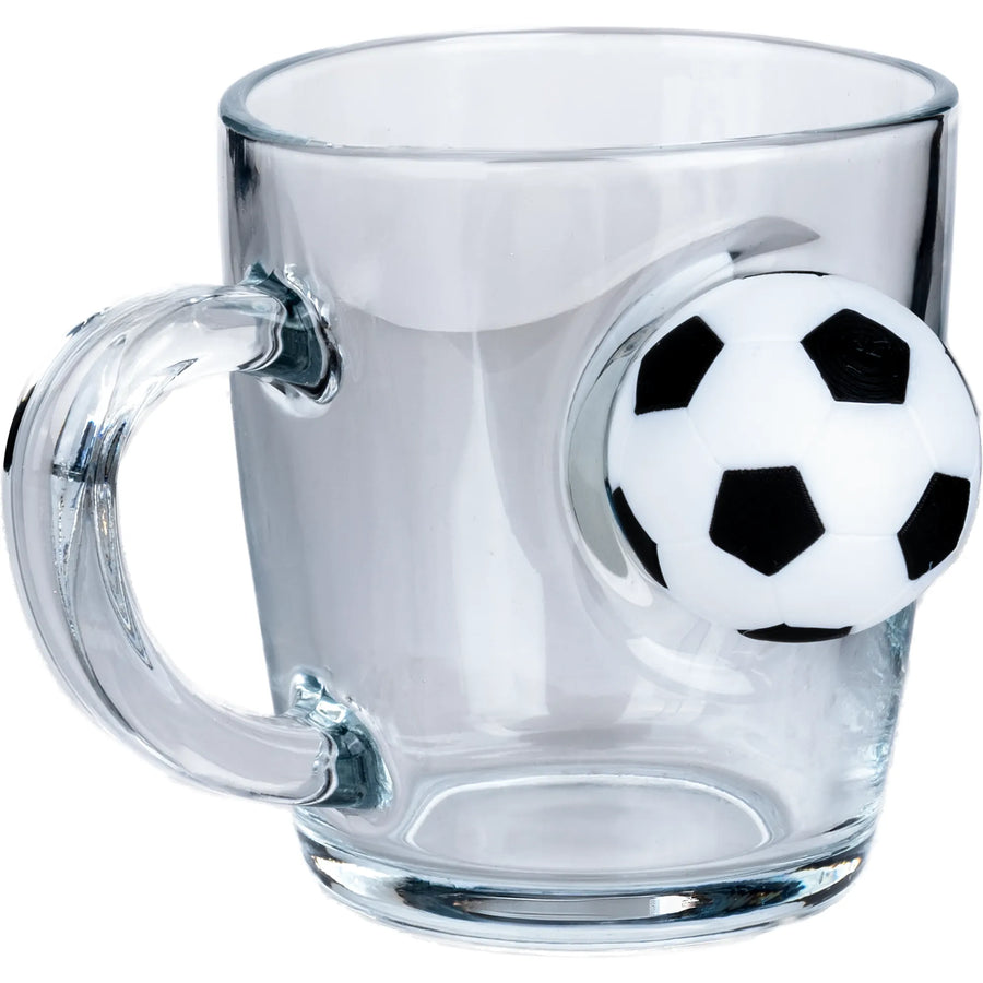 Cană Specială pentru Ceai și Cafea cu Minge de Fotbal, 340ml