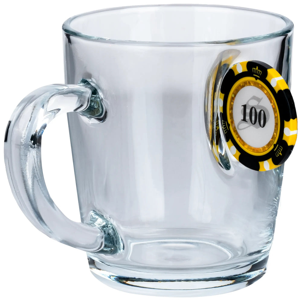 Bellore Cană Specială pentru Ceai și Cafea cu Jeton de Poker, 340ml