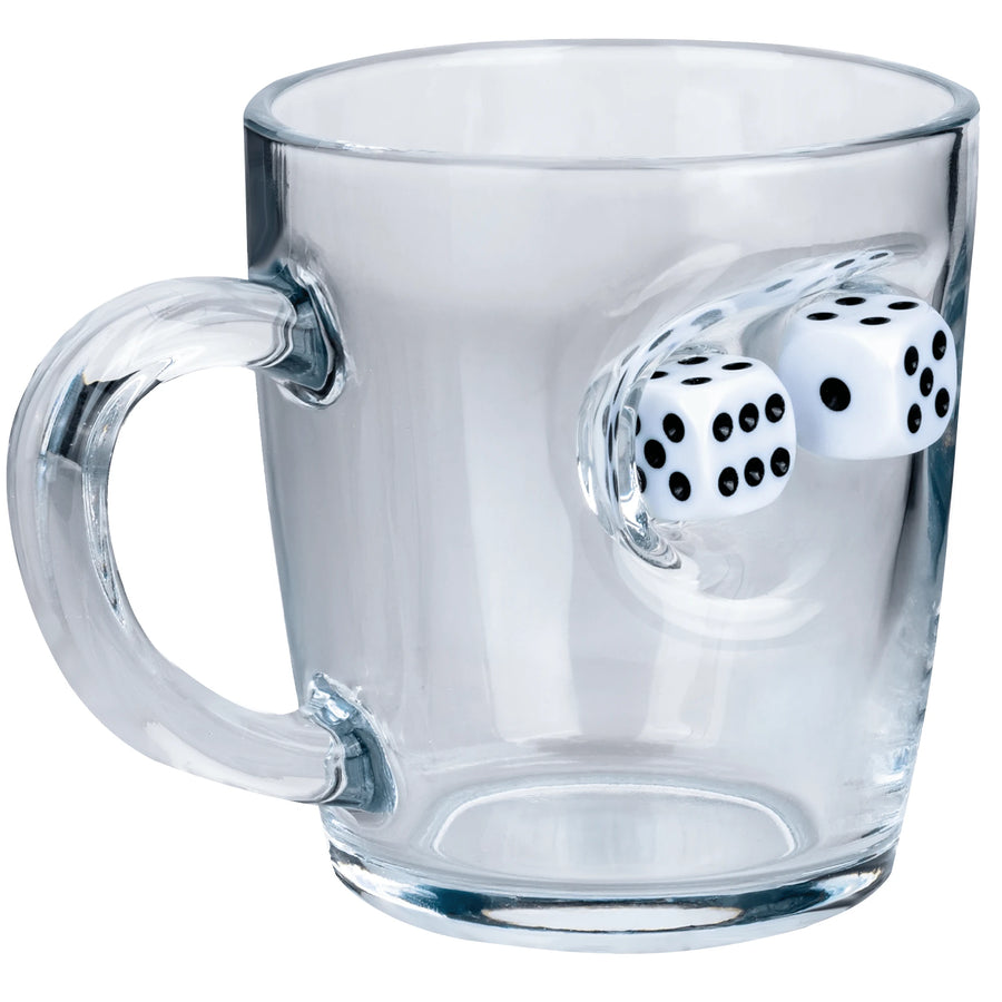 Bellore Cană pentru Ceai și Cafea cu Zar de Table, 340ml