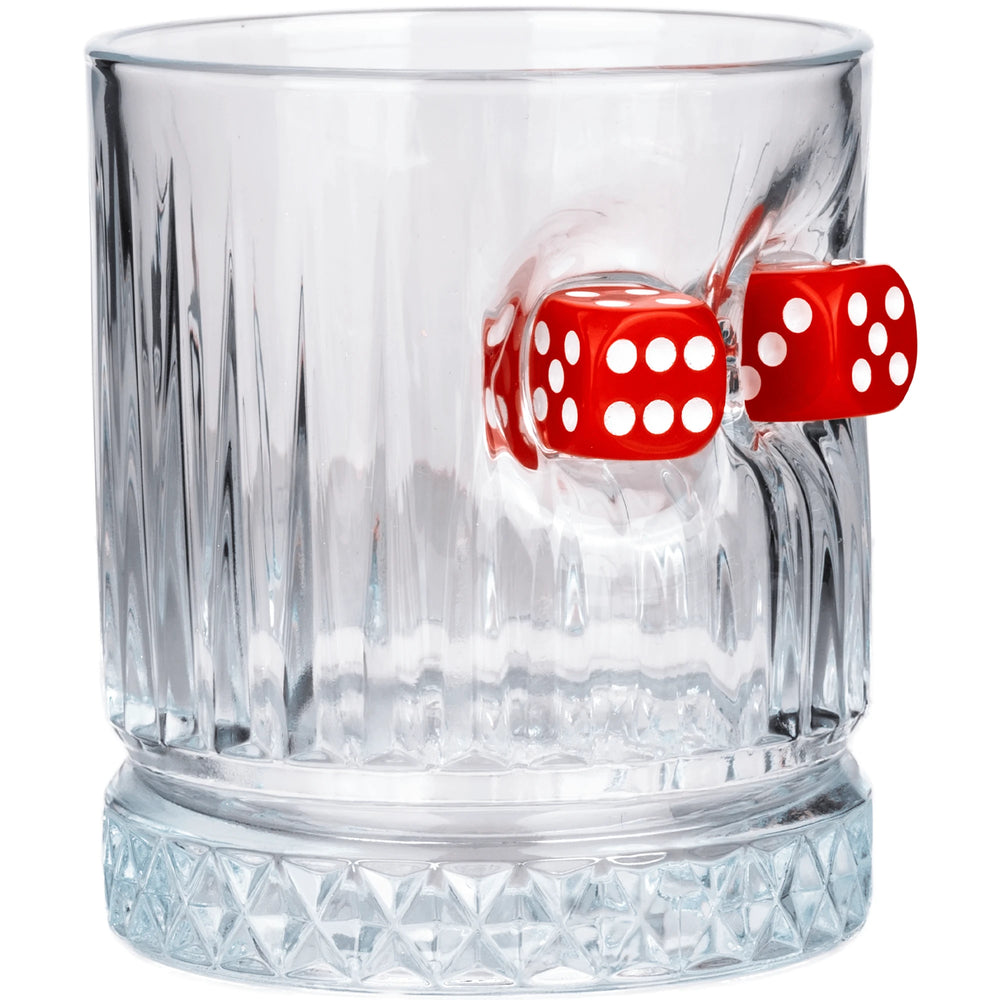 Pahar din cristal pentru whisky Zaruri - 355 ml
