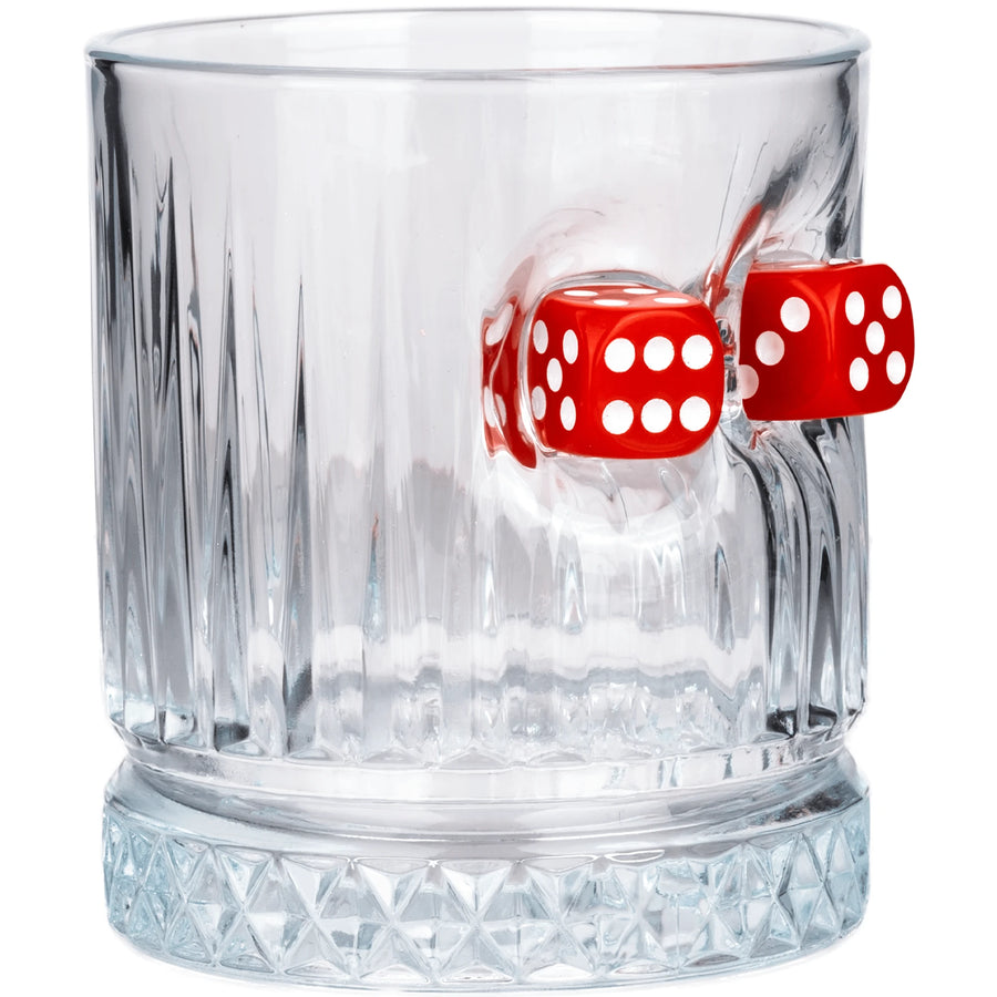 Pahar din cristal pentru whisky Zaruri - 355 ml
