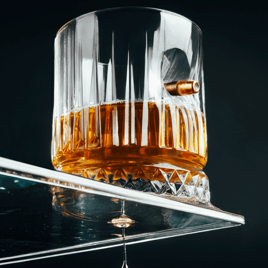 Glonț Real .308 – Set de 2 Pahare de Whisky de Lux, 355ml
