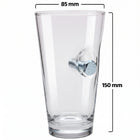 Pahar de bere cu șurub și piuliță reale, 465 ml – Cadou pentru ingineri și constructori