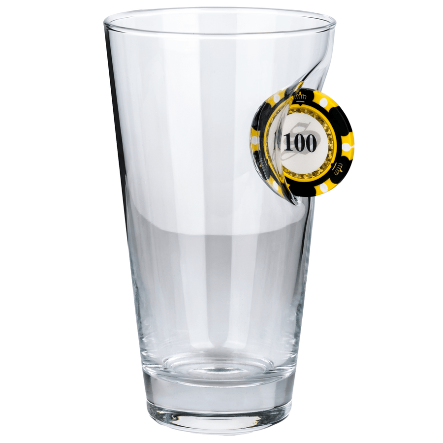 Bellore Pahar Special de Bere cu Jeton de Poker, 455ml