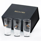 Set de 3 Pahare de Rakı de Lux cu Glonț Real .308