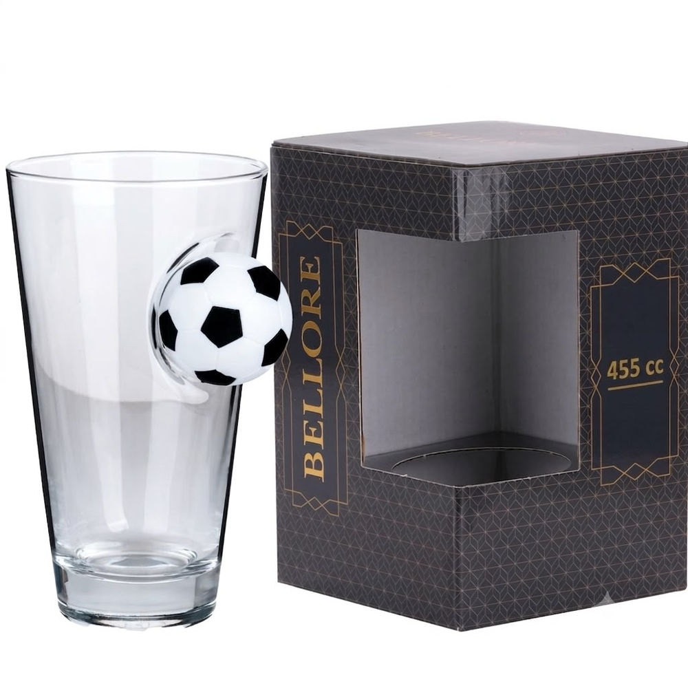 Pahar Special de Bere cu Minge de Fotbal, 455ml
