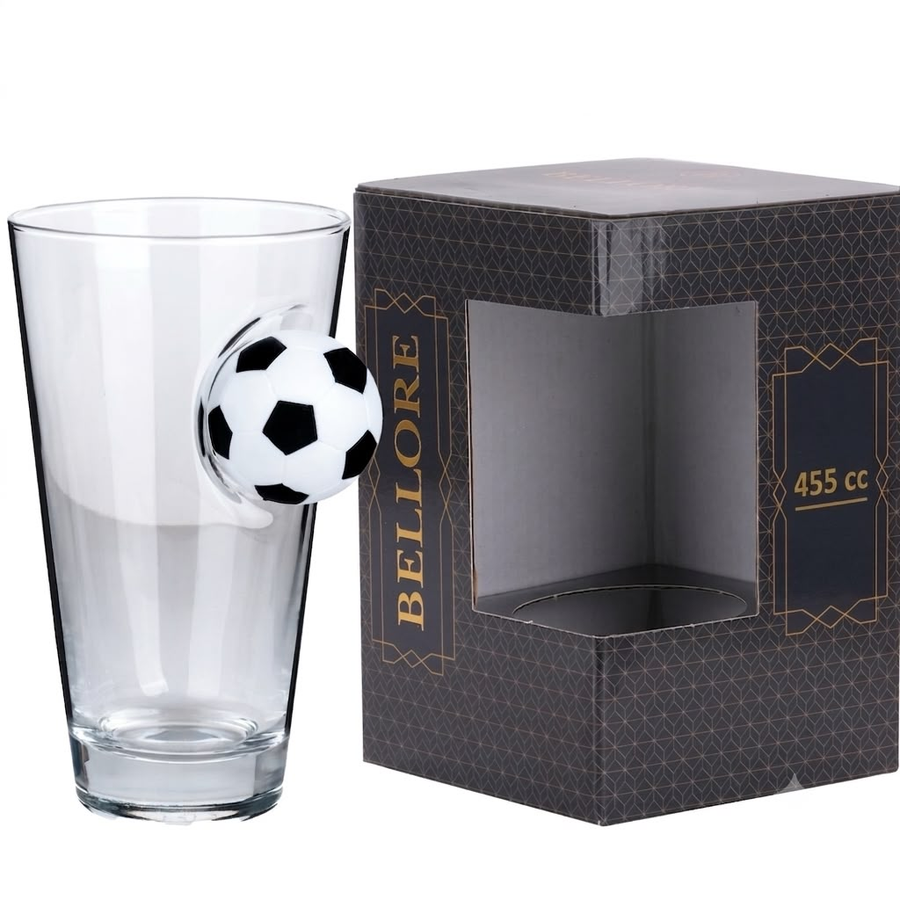 Pahar Special de Bere cu Minge de Fotbal, 455ml