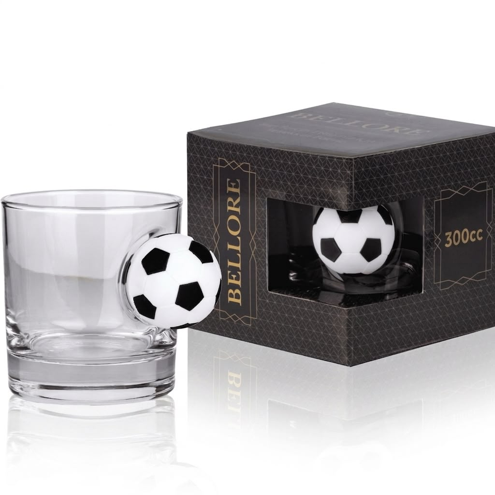 Pahar Special de Whisky cu Minge de Fotbal, 300ml