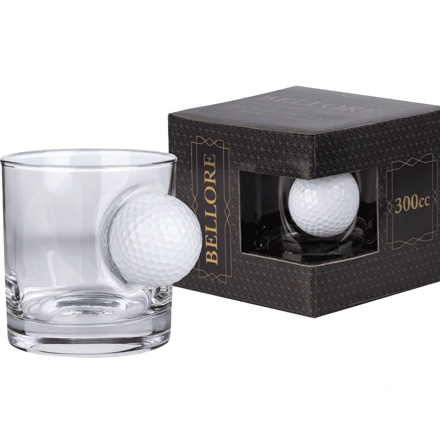 Pahar Special de Whisky cu Minge Reală de Golf, 300ml