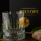 Pahar din cristal pentru whisky Bitcoin - 355 ml