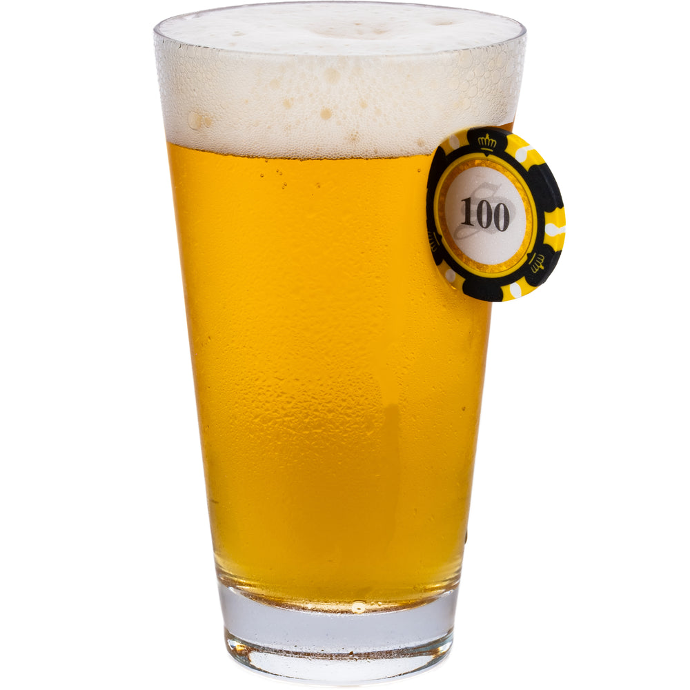 Bellore Pahar Special de Bere cu Jeton de Poker, 455ml