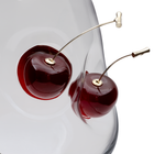 Set 2 Pahare de Vin cu Cireșe 350 ml