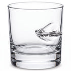 Pahar de Whisky cu Avion F-16 300 ml – Cadou pentru Piloți