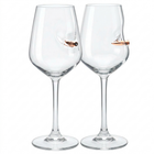 Set 2 Pahare de Vin cu Glonț Real .308 350 ml – Cadou pentru Cupluri