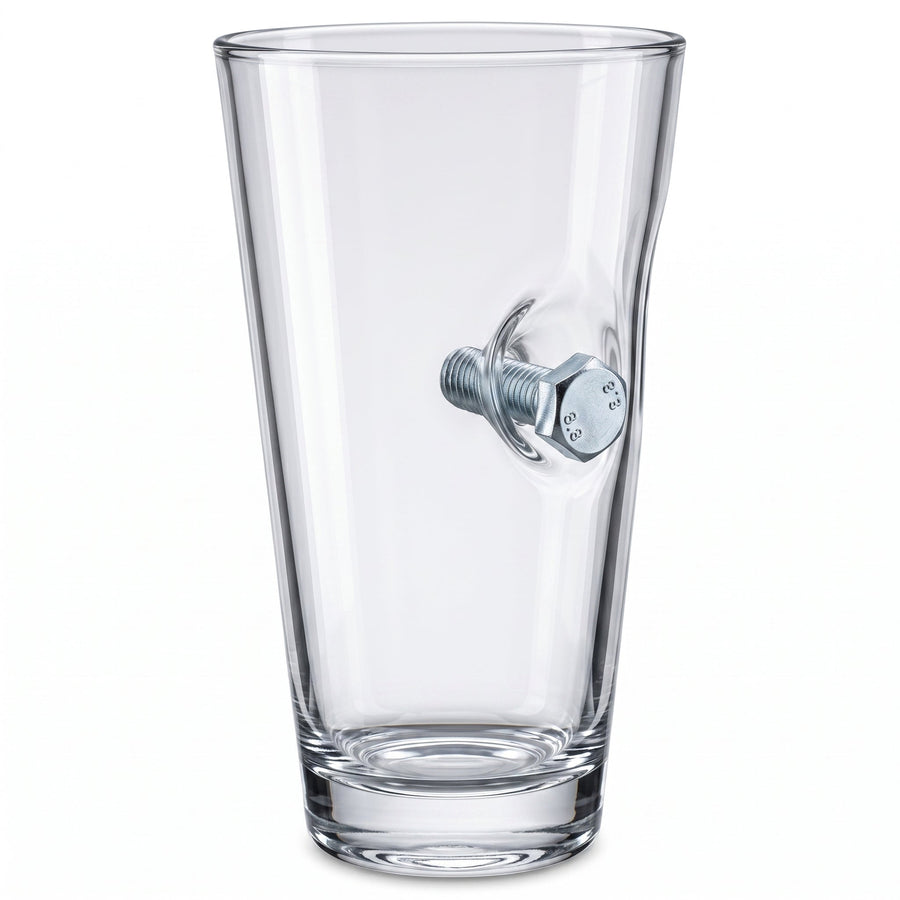 Pahar de Bere cu Șurub și Piuliță 465 ml