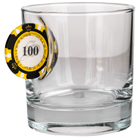 Pahar Special de Whisky cu Jeton de Poker, 300ml