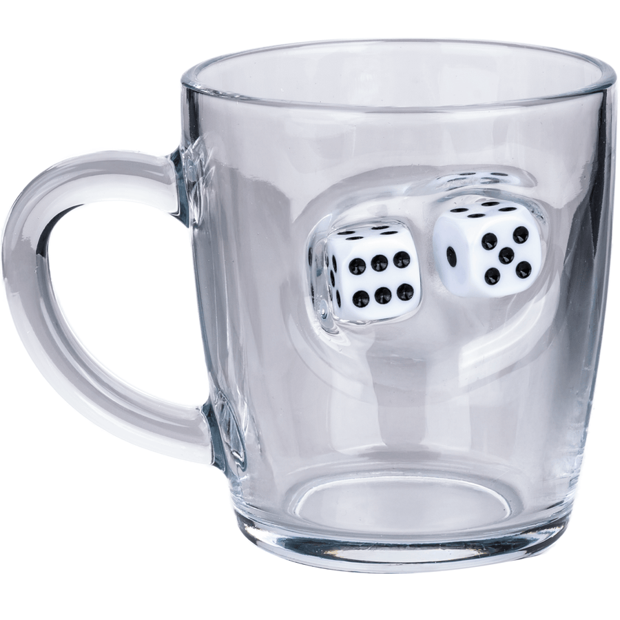 Bellore Cană pentru Ceai și Cafea cu Zar de Table, 340ml