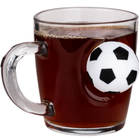 Cană Specială pentru Ceai și Cafea cu Minge de Fotbal, 340ml