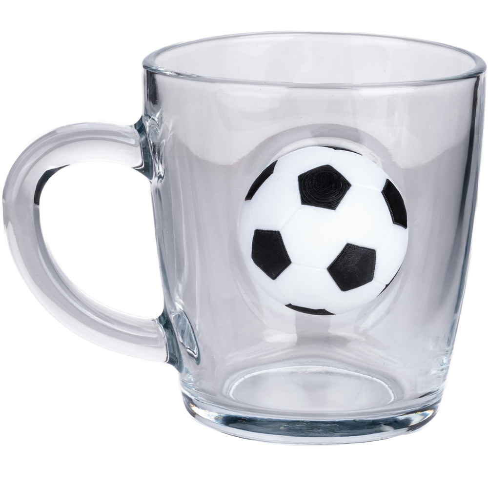Cană Specială pentru Ceai și Cafea cu Minge de Fotbal, 340ml