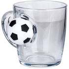 Cană Specială pentru Ceai și Cafea cu Minge de Fotbal, 340ml