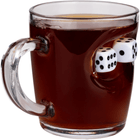 Bellore Cană pentru Ceai și Cafea cu Zar de Table, 340ml