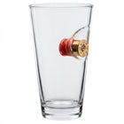 Pahar de bere cu glonț real, 465 ml – Cadou pentru pasionații de tir