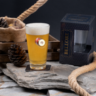 Pahar de bere cu glonț real, 465 ml – Cadou pentru pasionații de tir