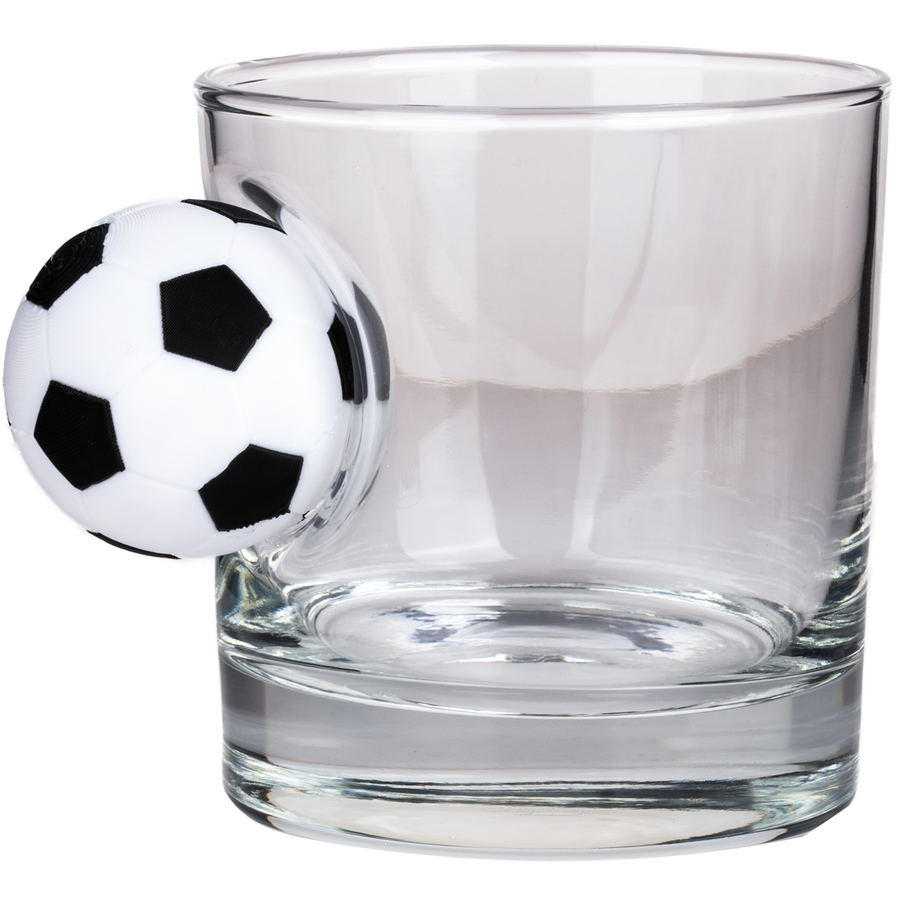 Pahar Special de Whisky cu Minge de Fotbal, 300ml