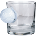 Pahar Special de Whisky cu Minge Reală de Golf, 300ml