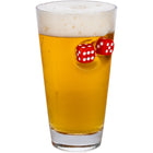 Bellore Pahar Special de Bere cu Zar Roșu, 455ml