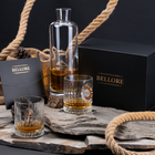 Pahar de whisky din cristal cu jeton de poker, 355 ml – Cadou pentru poker și cazino