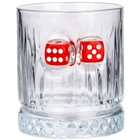 Pahar din cristal pentru whisky Zaruri - 355 ml