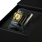 Pahar de whisky din cristal cu jeton de poker, 355 ml – Cadou pentru poker și cazino