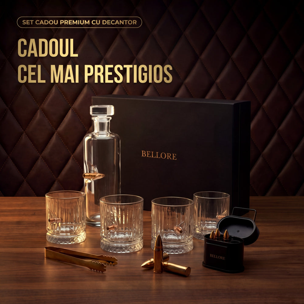 Set cadou premium Bellore cu decantor
