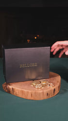 Bellore Set Cadou 2 Pahare Speciale de Whisky din Cristal de Lux cu Monedă Bitcoin, 355ml
