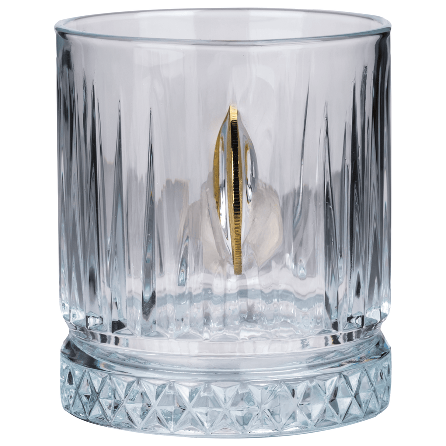 Pahar din cristal pentru whisky Bitcoin - 355 ml