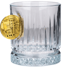Pahar din cristal pentru whisky Bitcoin - 355 ml